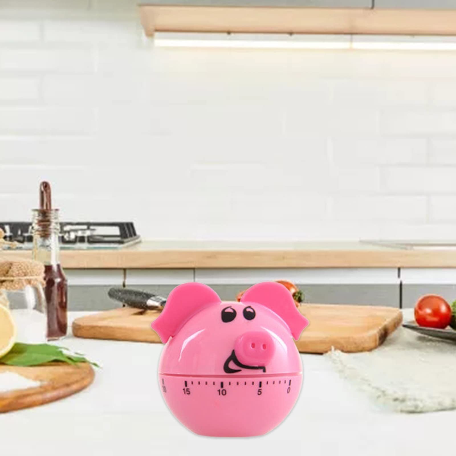 60 Minute Mechanical Kitchen Timer Shaped Manual Timer for Kids Time Manageme...