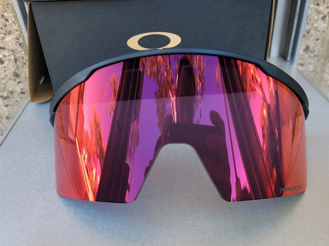 Oakley OEM ARO7 Sunglasses Lenses Only PRIZM ROAD- AKA Sport Mask / Shield USA