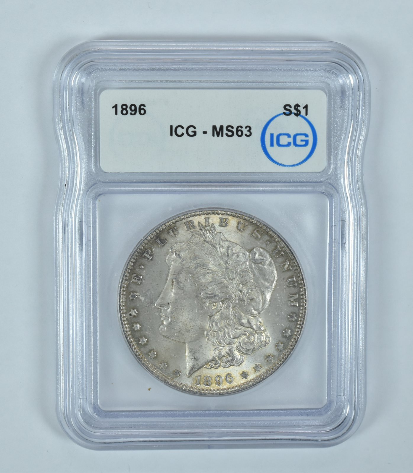 1896 Morgan Silver Dollar MS63 ICG