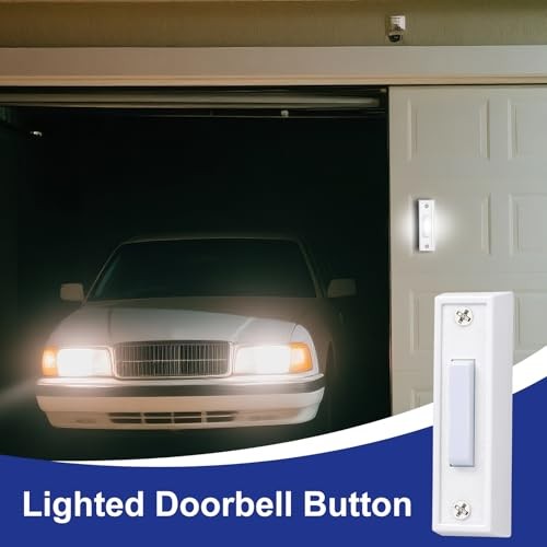 Lighted Temp Sensor - Pairing Light Switch - LED - White