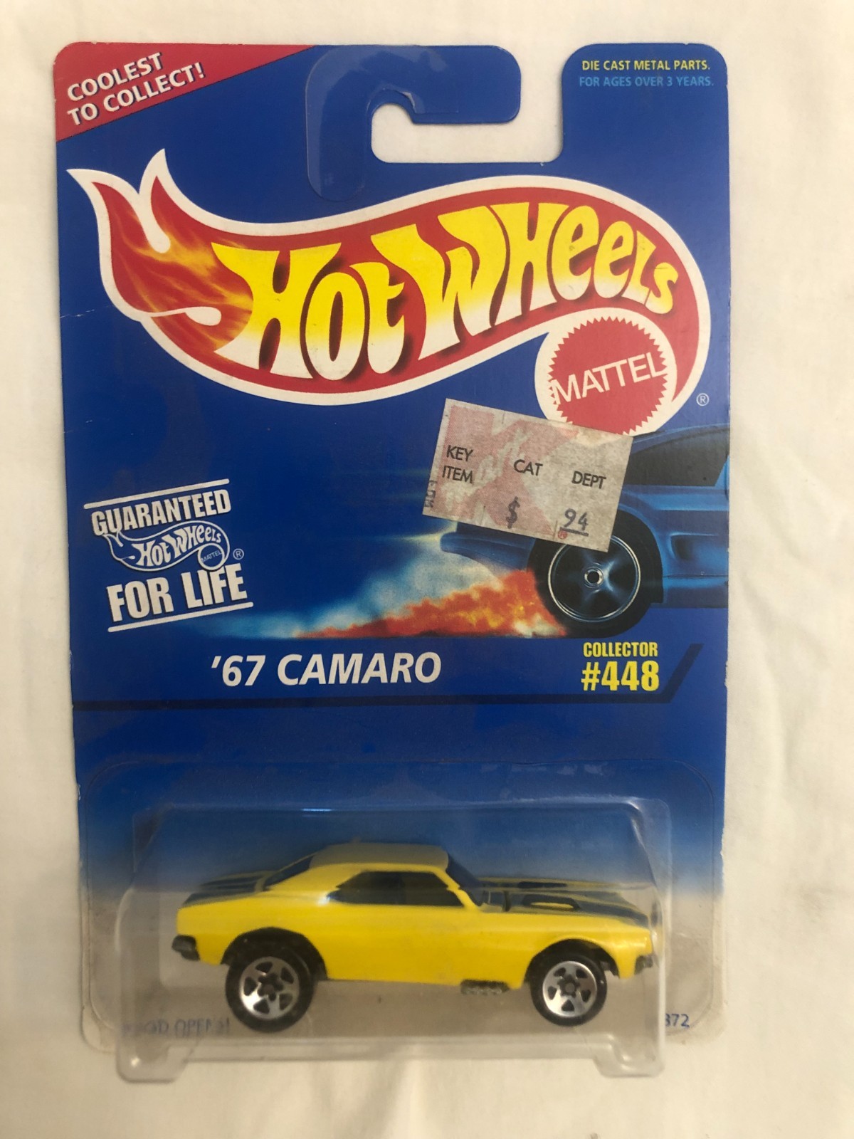 1995    HOT WHEELS  1967 Camaro      #448   (M1870)