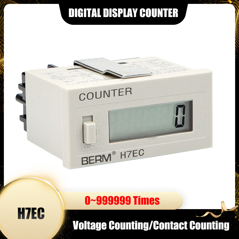 Digital Display Counter Modules 0~999999 Times Voltage Counting/Contact Counting
