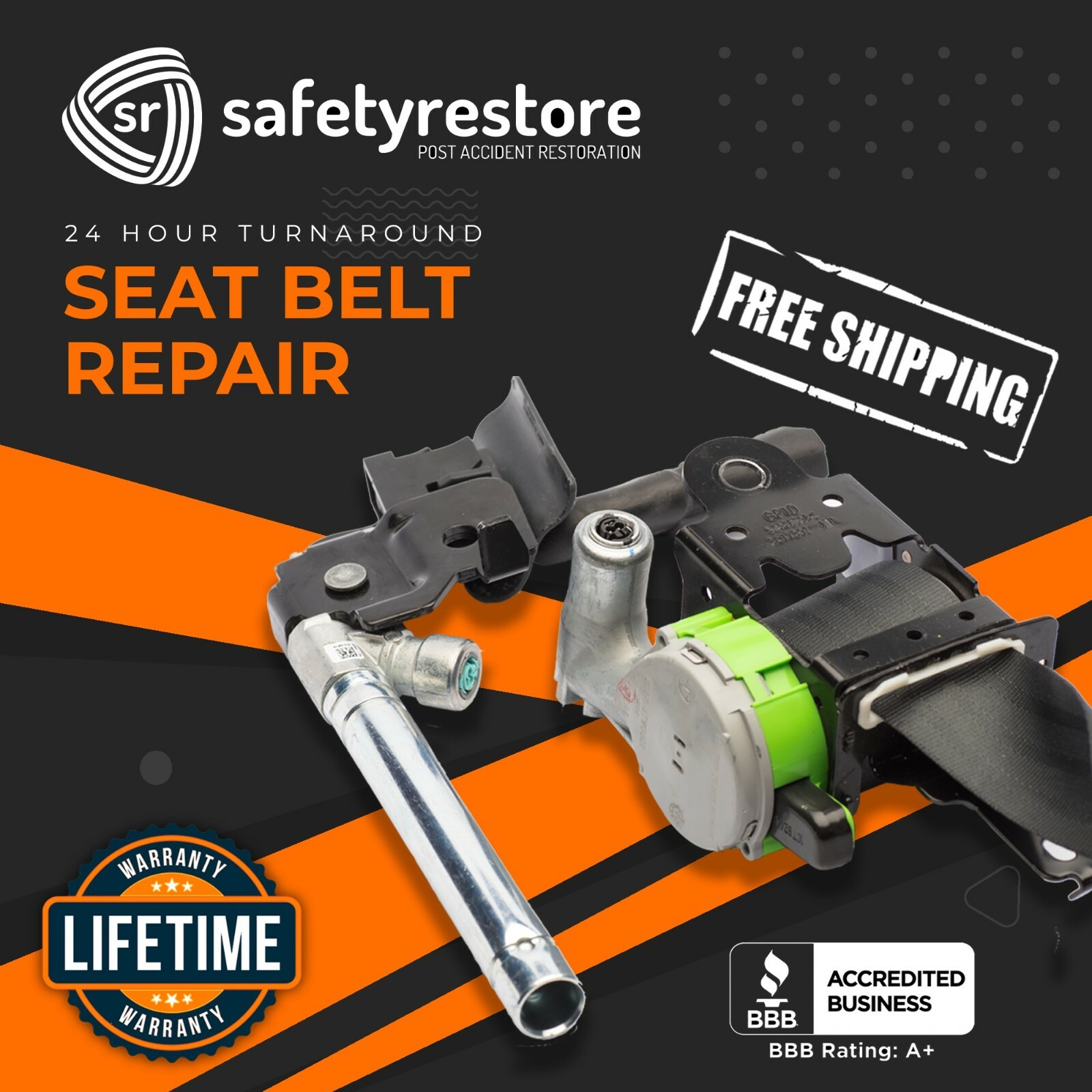 For Chrysler Pacifica SEAT BELT REPAIR TENSIONER REPAIR REBUILD TRIPLE STAGE