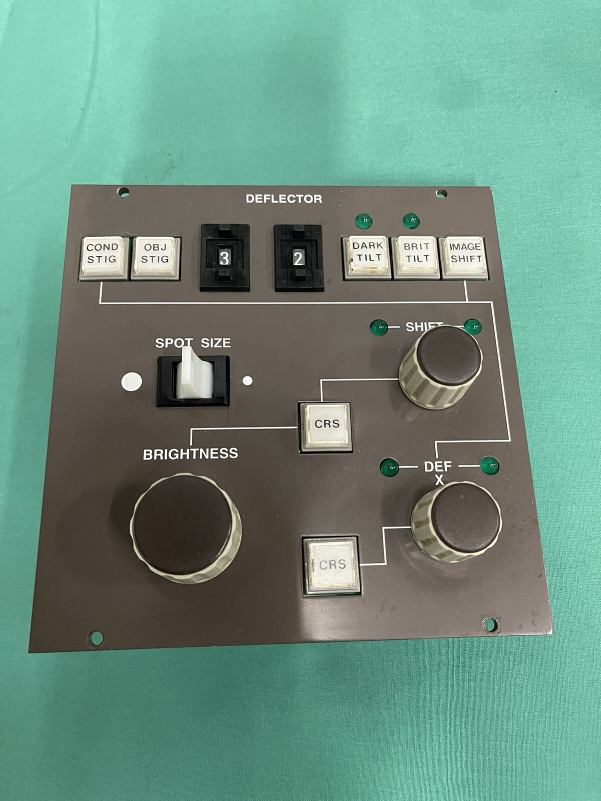 JEOL Left Control L Panel 1 L1 (B) MP003986-01 for JEM 2010 Electron Microscope