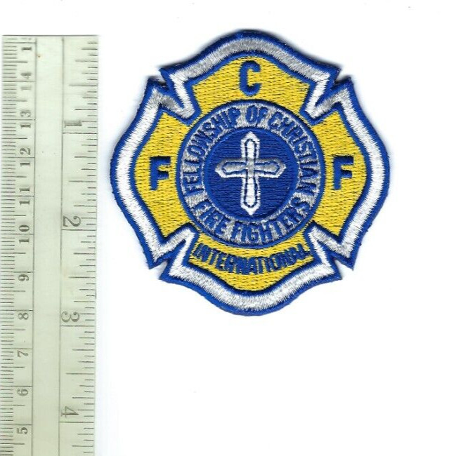 Fellowship of Christian Fire Fighters International patch - NEW!