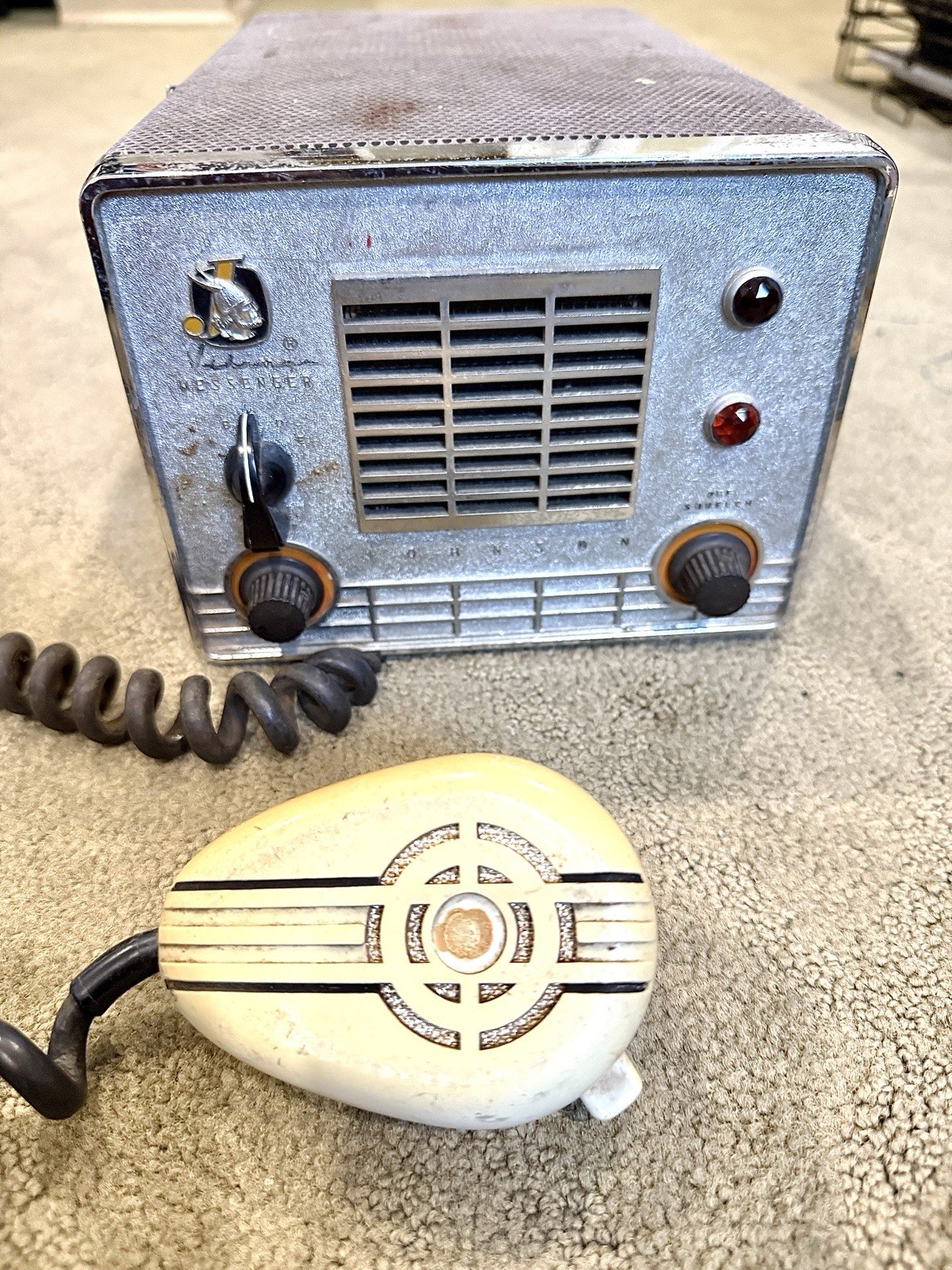 EF Johnson Viking Messenger vintage TUBE base station CB radio