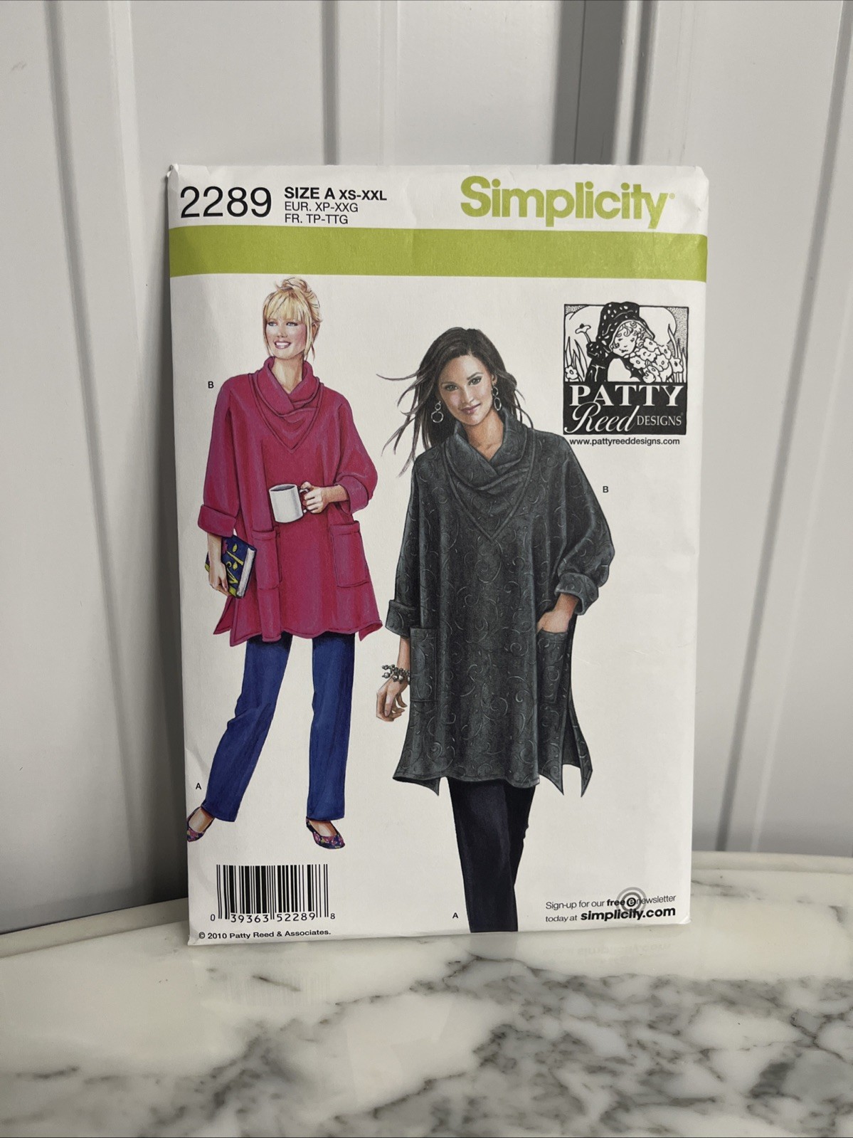 Simplicity #2289 Misses' Loose-Fitting Tunic & Knit Pants Sz XS-XXL NEW UC FF
