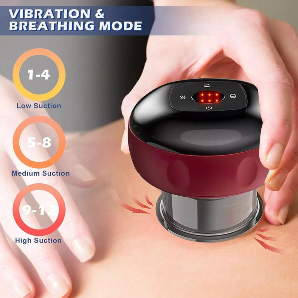 Smart Electric Cupping Massage Suction Vacuum Scraping Therapy Machine USB Plug