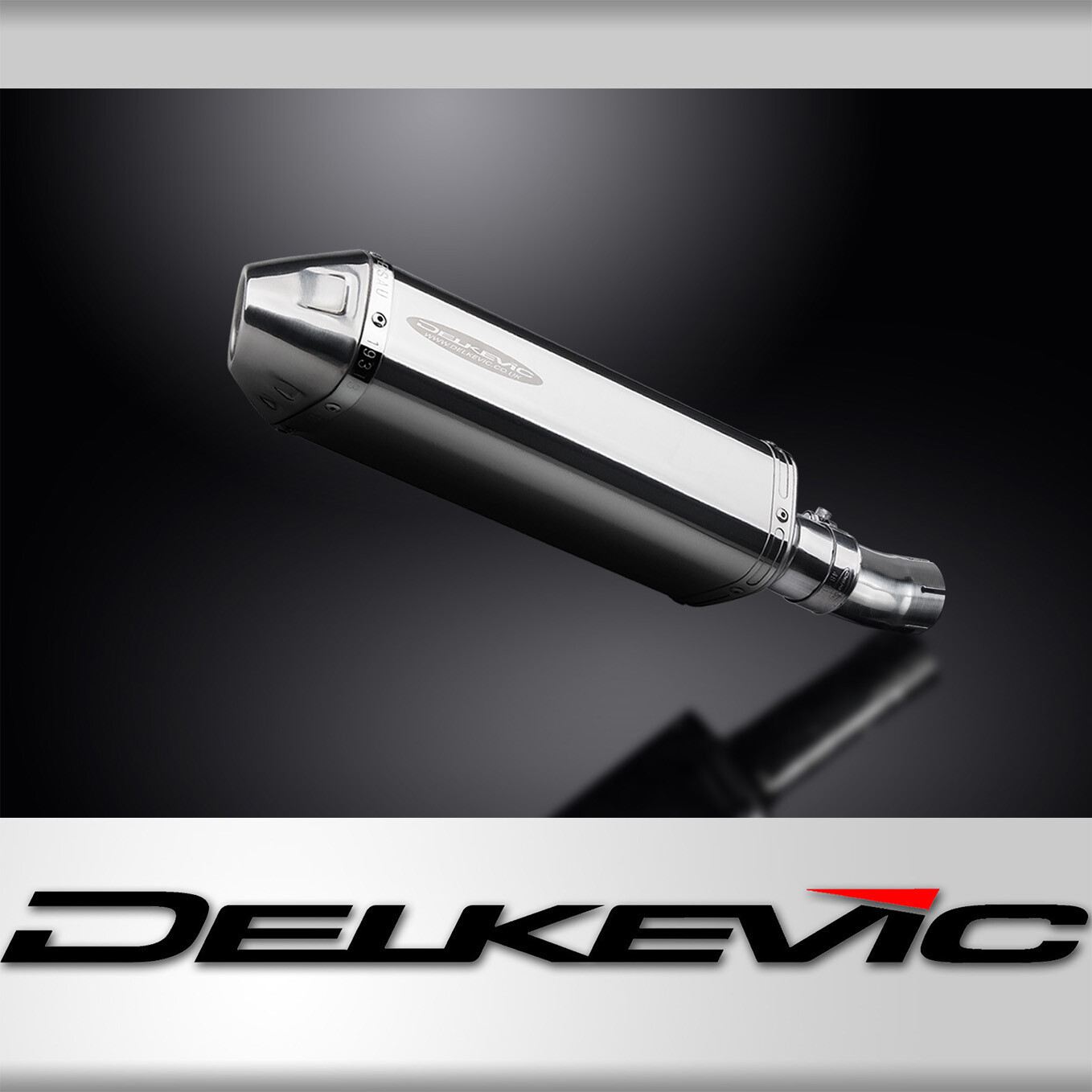 Honda CB1000R Neo 18-19 Delkevic Slip On 13" Tri-Oval Stainless Exhaust Muffler