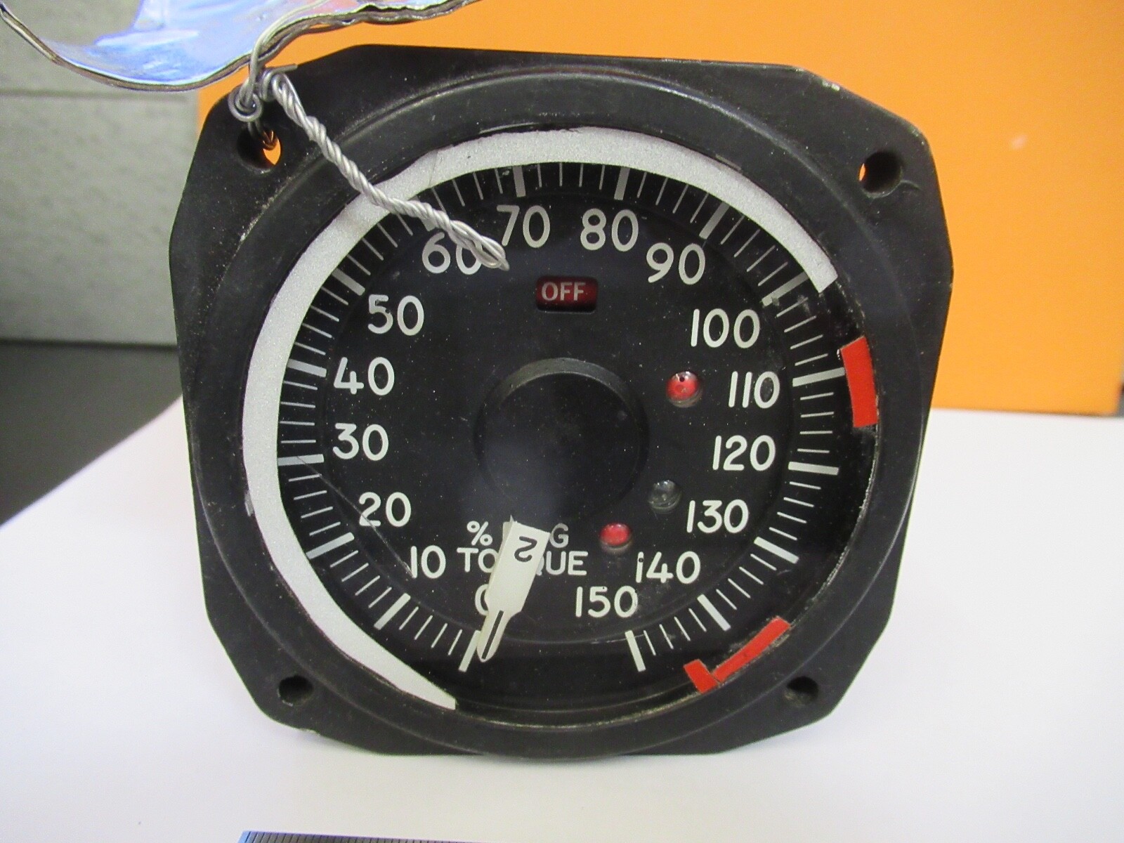 SIMMONDS SIKORSKY INDICATOR 472638-3 TORQUE AIRCRAFT PART AS PICTURED &A9-A-04