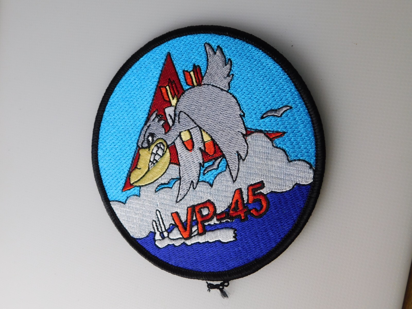 VP-45 PATCH VINTAGE UNITED STATES NAVY MARITIME PATROL SQUADRON PELICANS