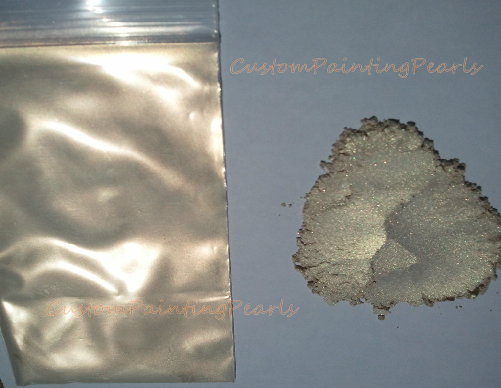 25g WHITE ORANGE Pearl Pigment ghost URETHANE CLEAR COAT ACRYLIC PPG