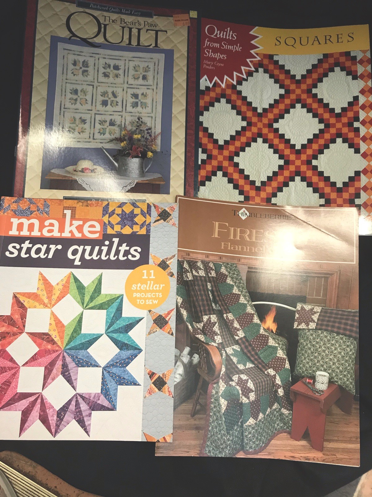 Vintage Quilting Books lot Of 4 Quilt Craft Sewing Patchwork