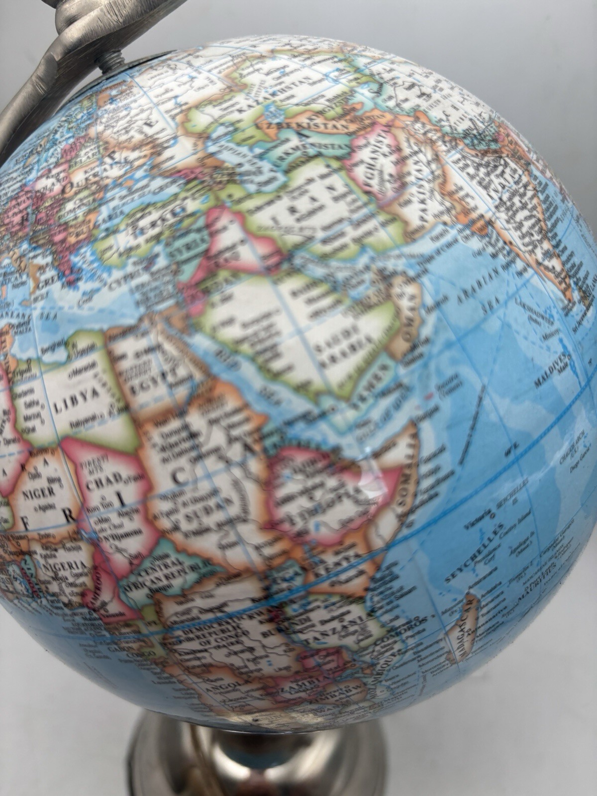 Table Top World Globe Decorative Desk Decor Tabletop Display