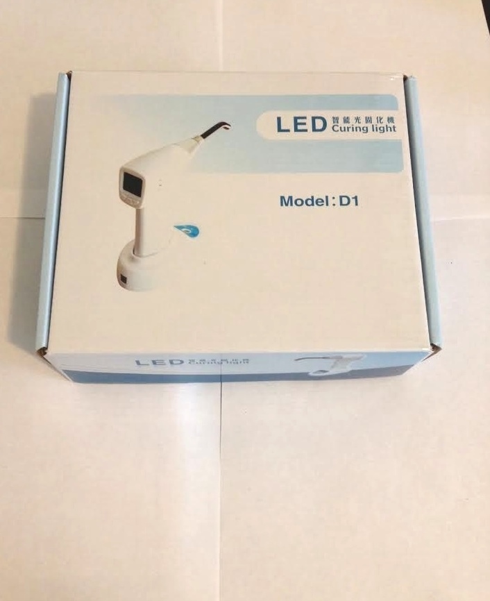 LED Dental White Cordless Curing Light Gun Vector Style W/Curing Light Meter