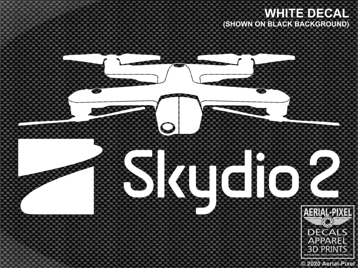 Skydio 2 Window / Case Decal Sticker FPV Quadcopter UAV Drone