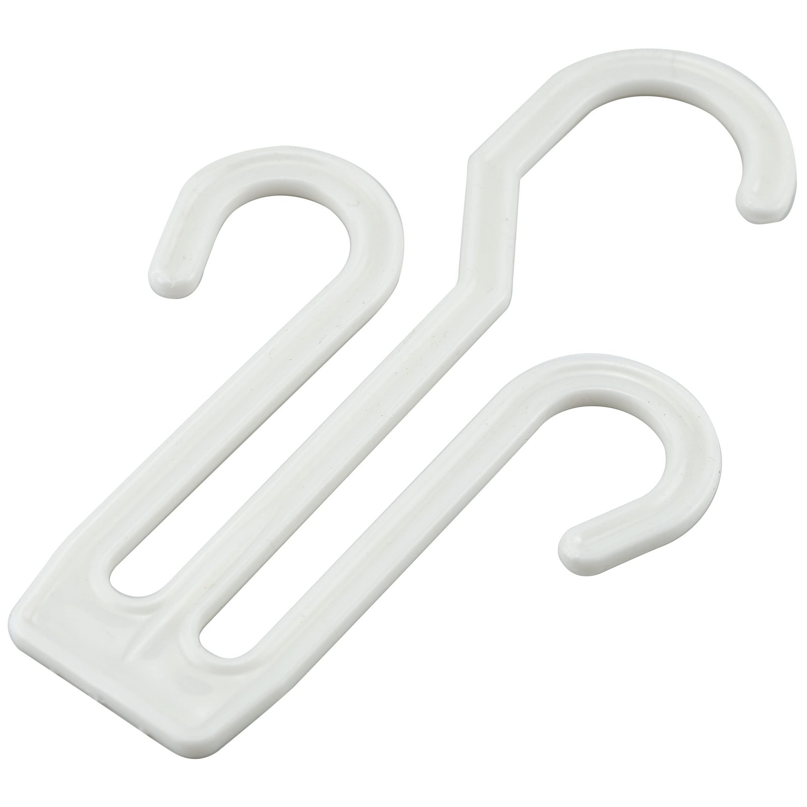 20 Pack White Plastic Shoe Drying Shelf Hangers, Lightweight, Durable, Sturdy...
