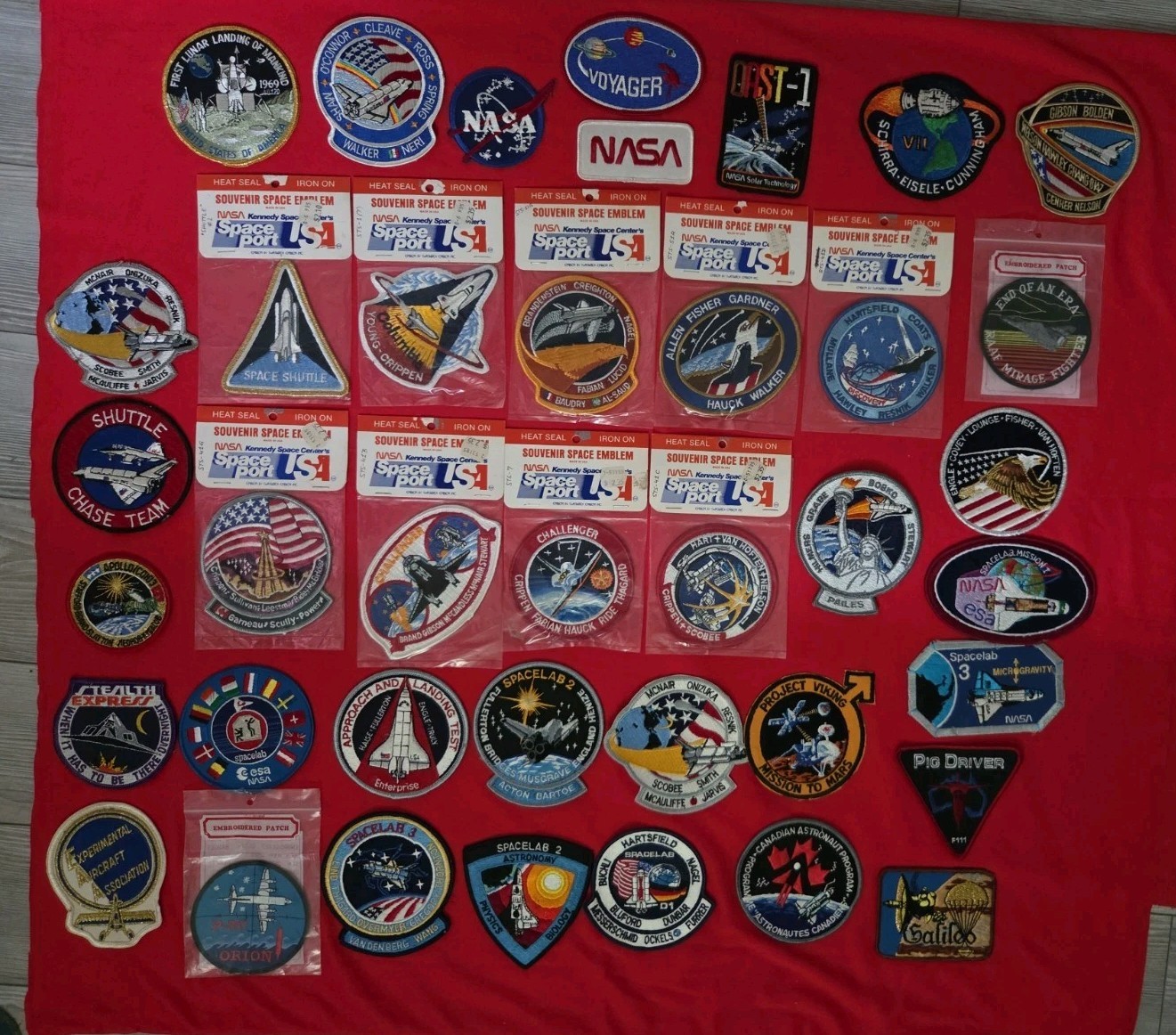 NASA PATCHES, LOT OF 39, VERY NICE COLLECTION