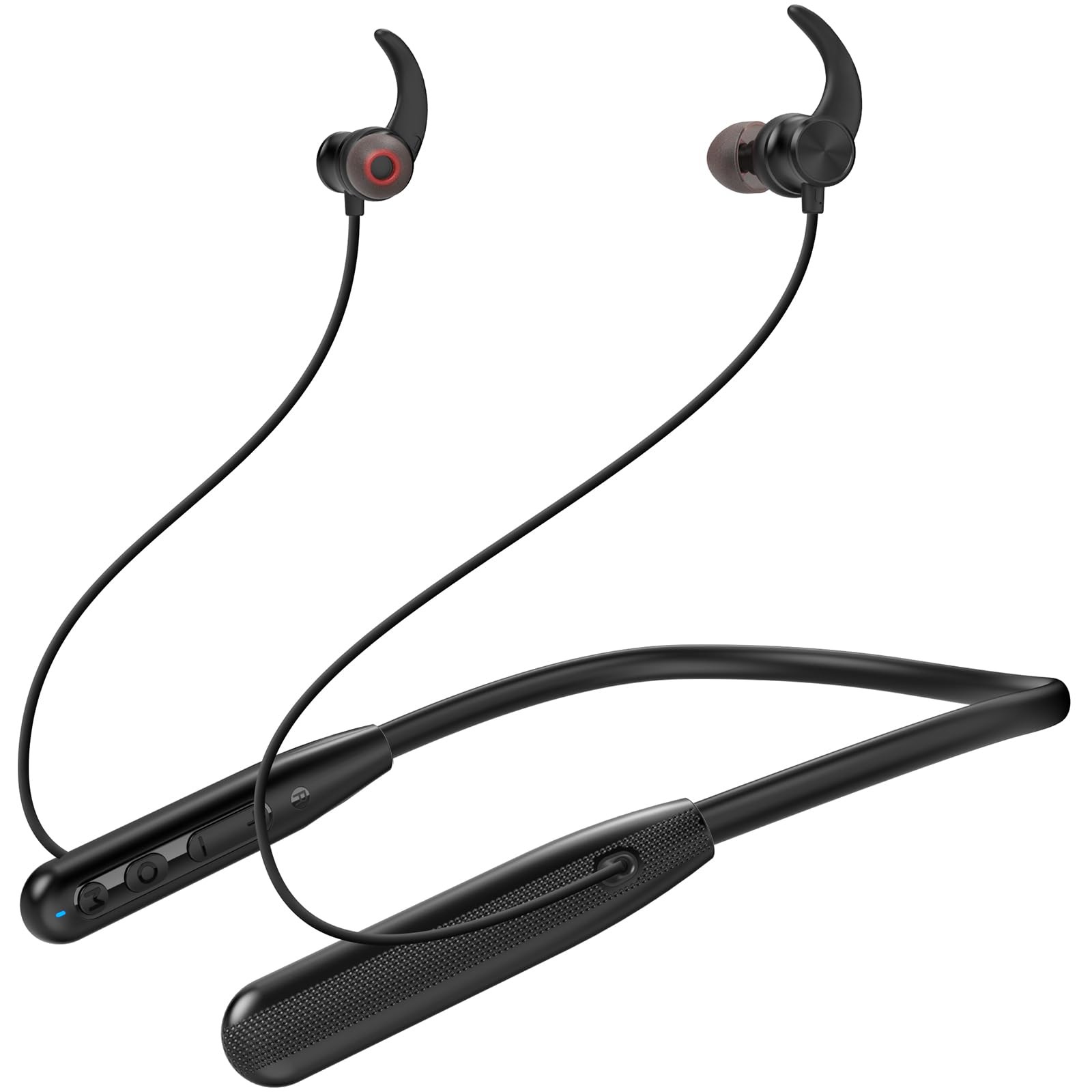 Neckband Bluetooth Headphones, ENC IPX7 Sweatproof Sport Earbuds with AI-Enha...