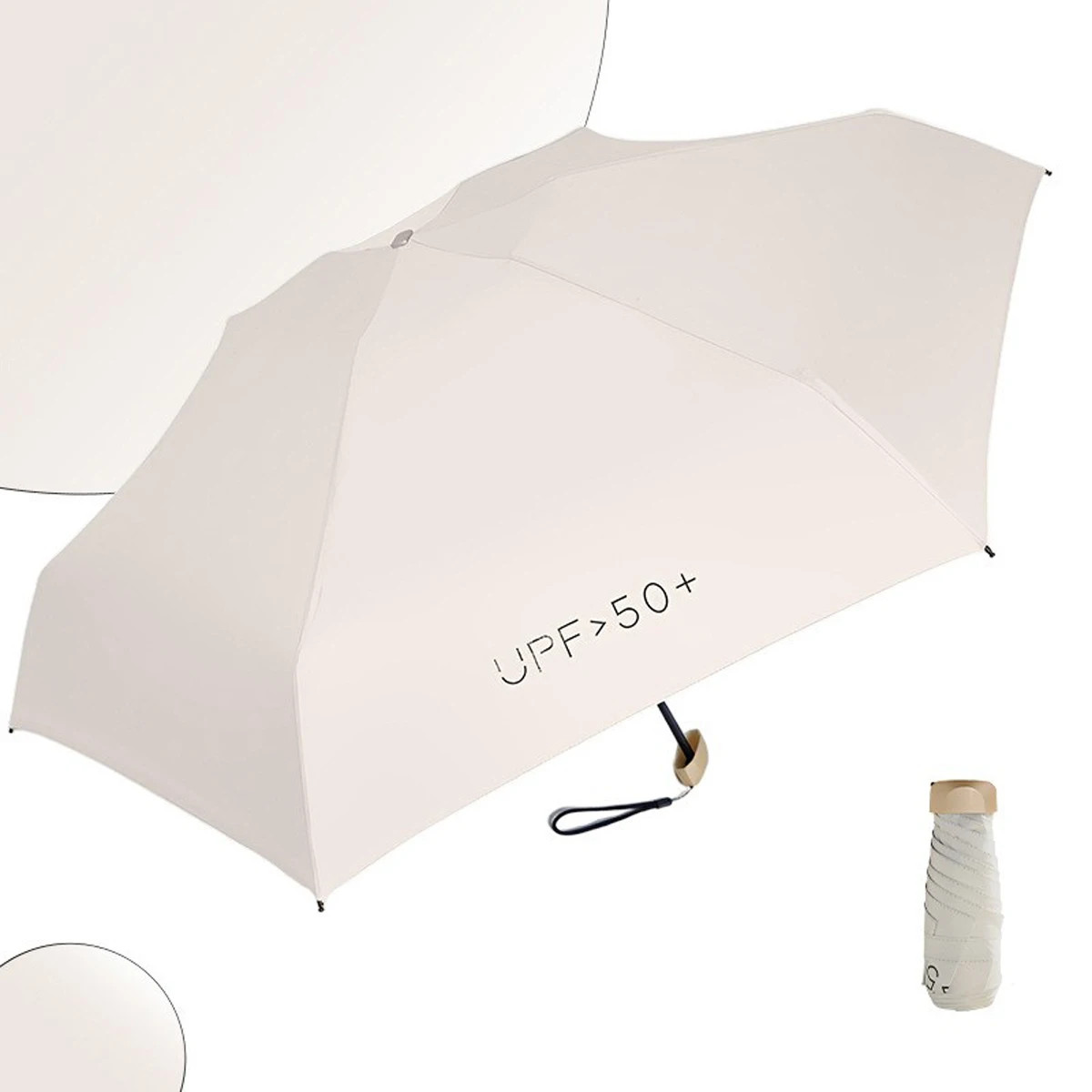 Portable Sun Umbrella UV Protection Ultralight Folding Sunshade Umbrella Outdoor
