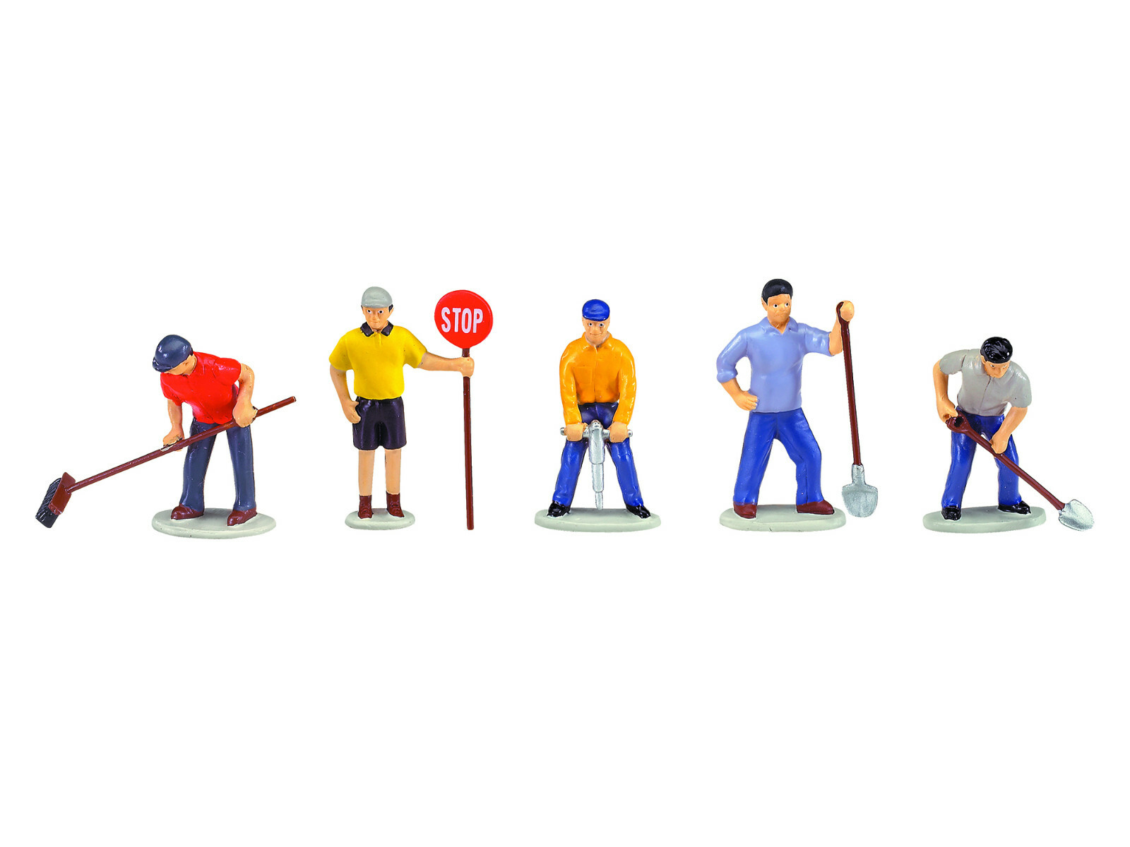 Lionel 6-14218 Work Crew People Pack O 027 MIB New Pewter Hand Painted 5 Pieces