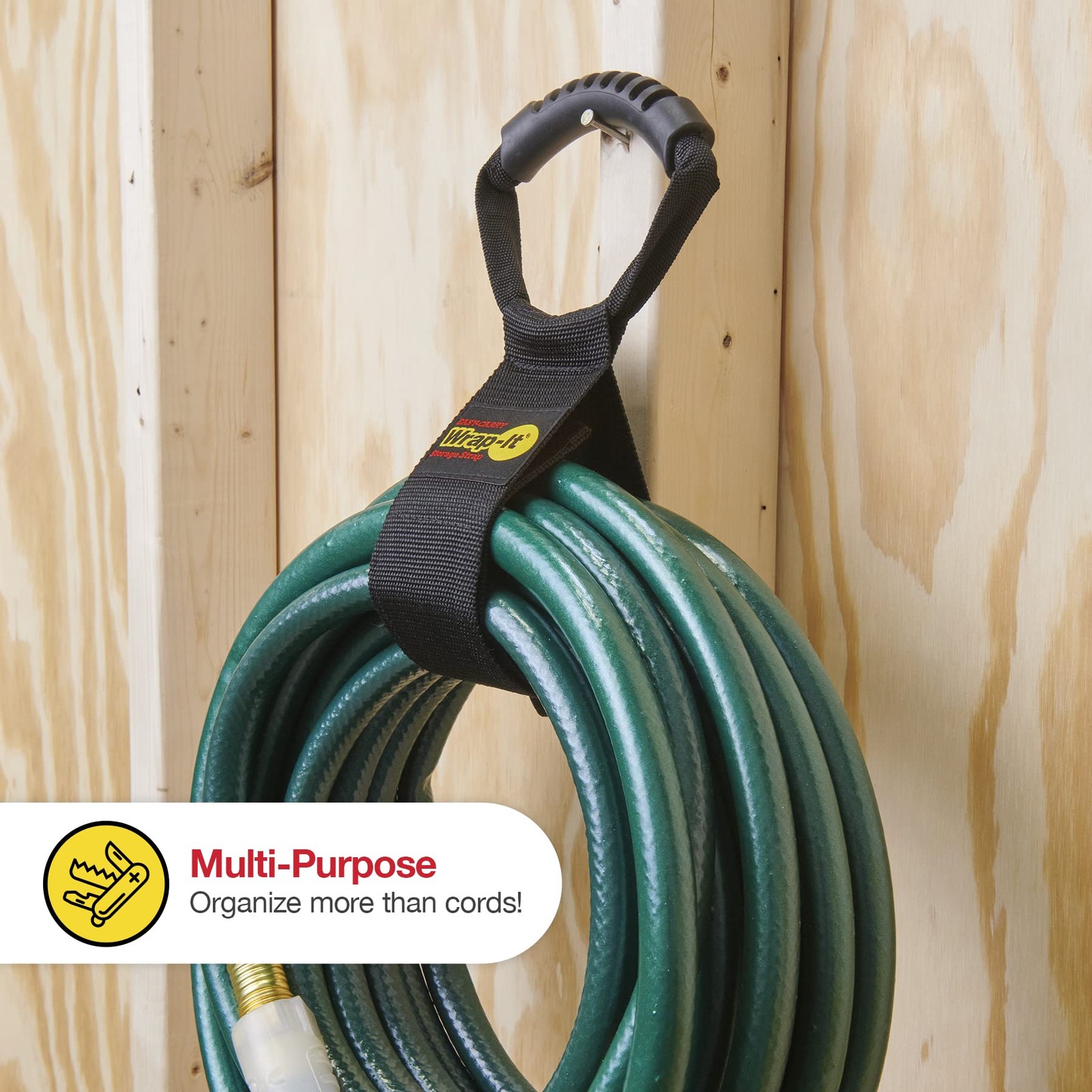 Easy-Carry 22 Heavy-Duty Hook Loop Straps, 2-Pack - Hose/Cord Organizer