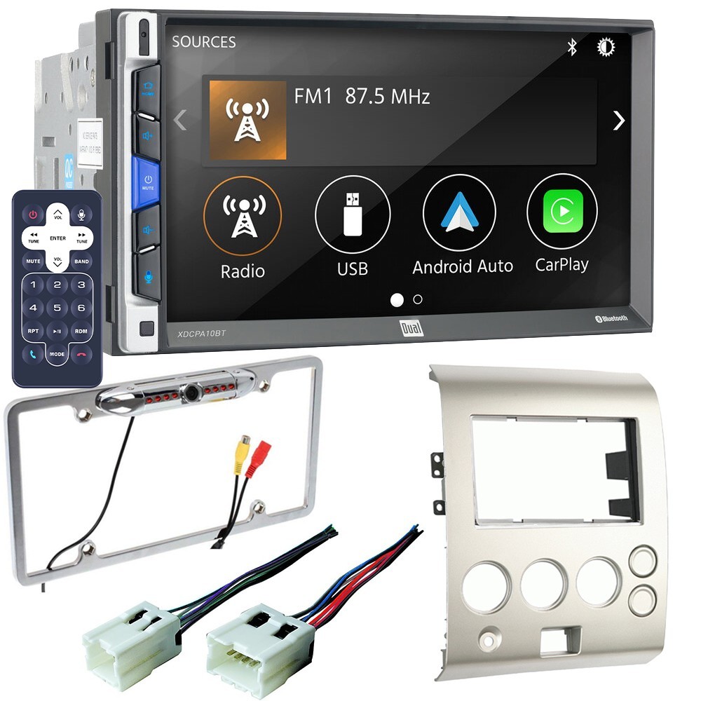 XDCPA10BT 7" Apple Carplay Car Stereo AM/FM Radio For Nissan 2004-2006 Titan
