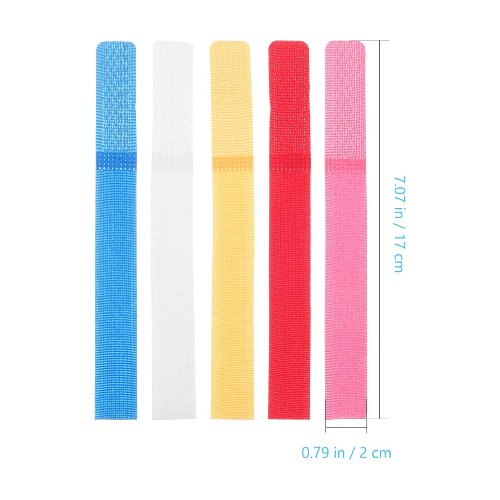 50Pcs Durable Polyester Cable Ties Hook and Loop Cord Keeper for Appliances