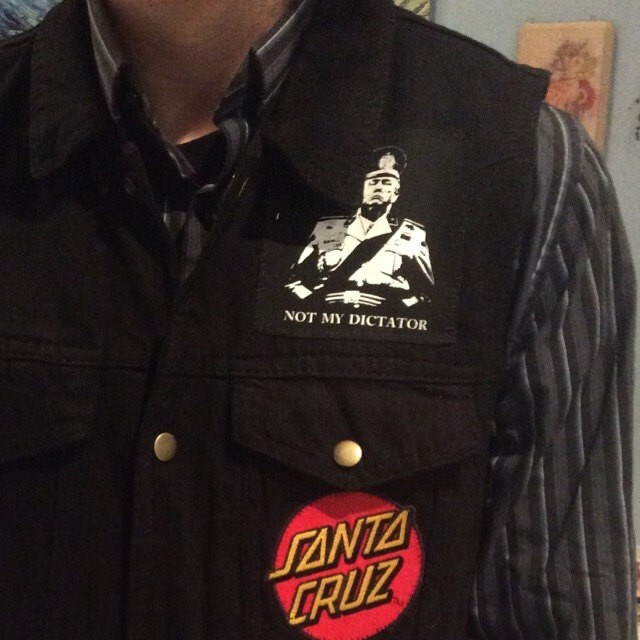 Anti-Trump Protest Patch - Activism Punk Patch , Punk Patch