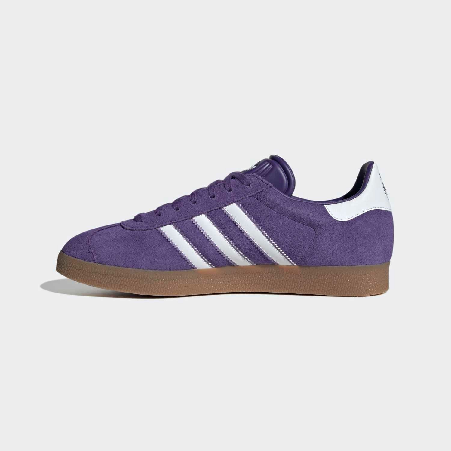 Adidas x Real Madrid Gazelle Terrace Icons Purple Gum Rare New Men Shoes JS3041