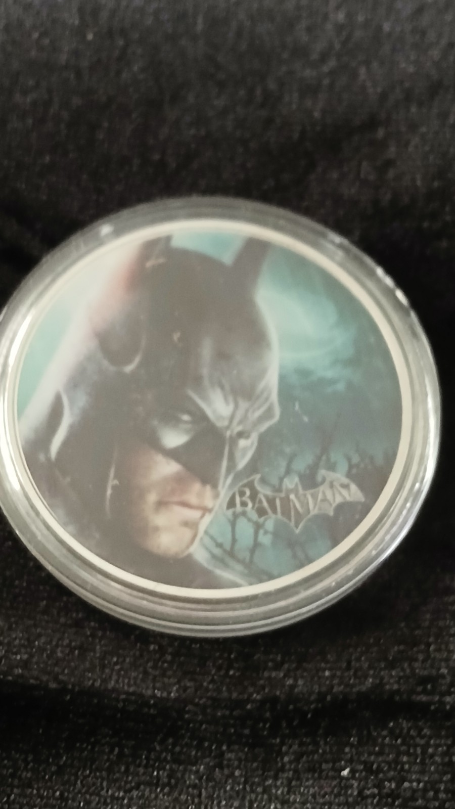 Set Of Silver Plated Batman Coins