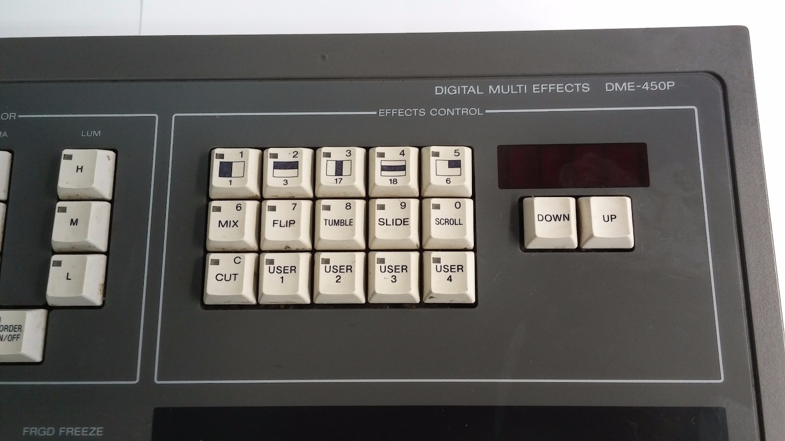 Old Sony DME-450P Professional Video Digital Multi Effects Control Panel Console