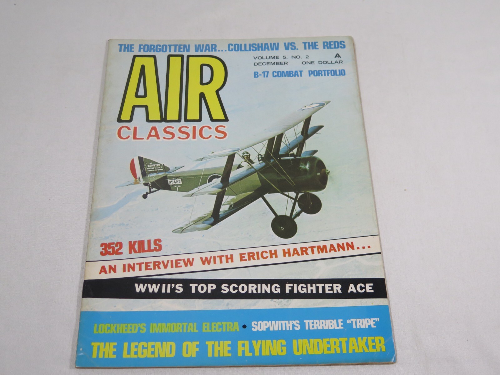 Air Classics Volume 5 Number 2 December 1968 Sopwith Triplane Replica