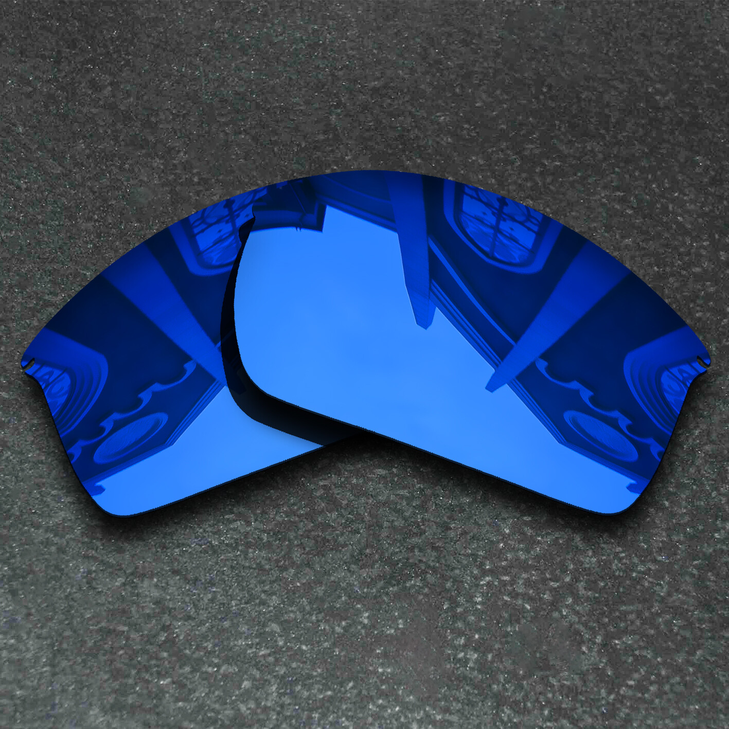 Deep Blue Polarized Replacement Lenses For-Oakley Wiretap OO4071