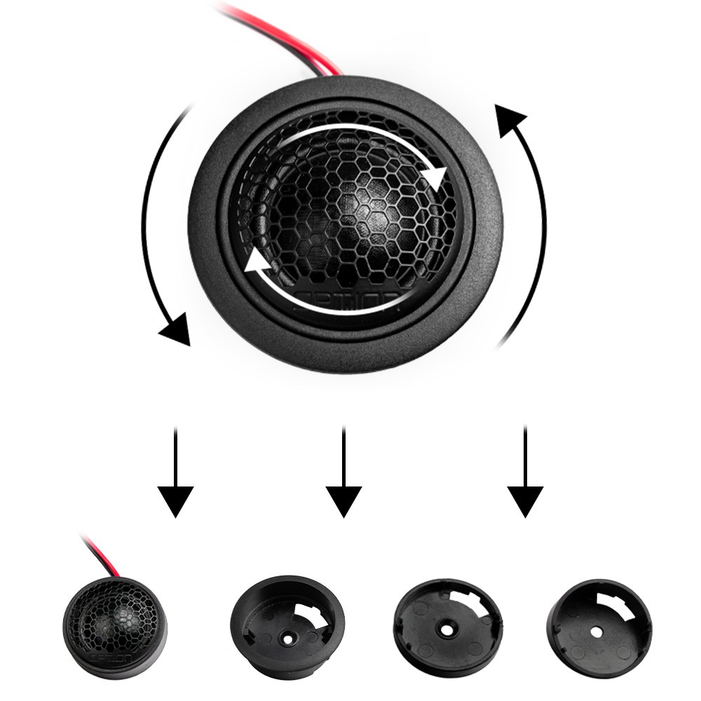Front Speakers for Dacia Lodgy Stepway | Plug & Play | OPTION