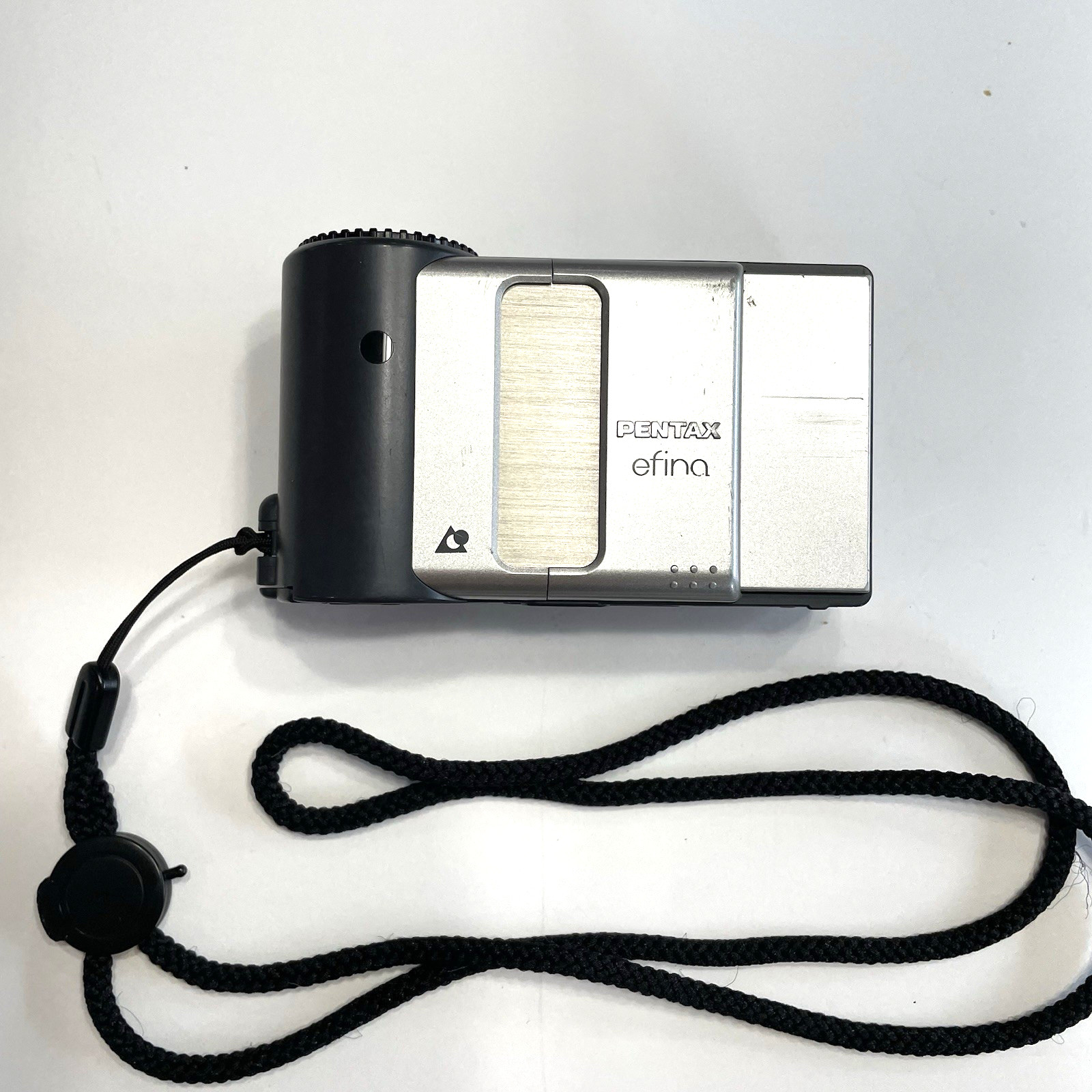 Pentax Efina PQI-IX Point & Shoot APS Film Camera Battery & Film Tested Working