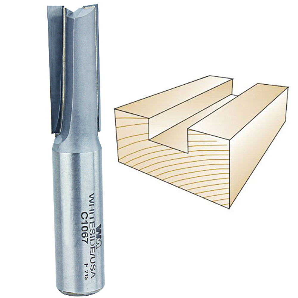 Whiteside C1067 CNC Router Bit 1/2"SH, 1/2"CD, 1-1/4"CL