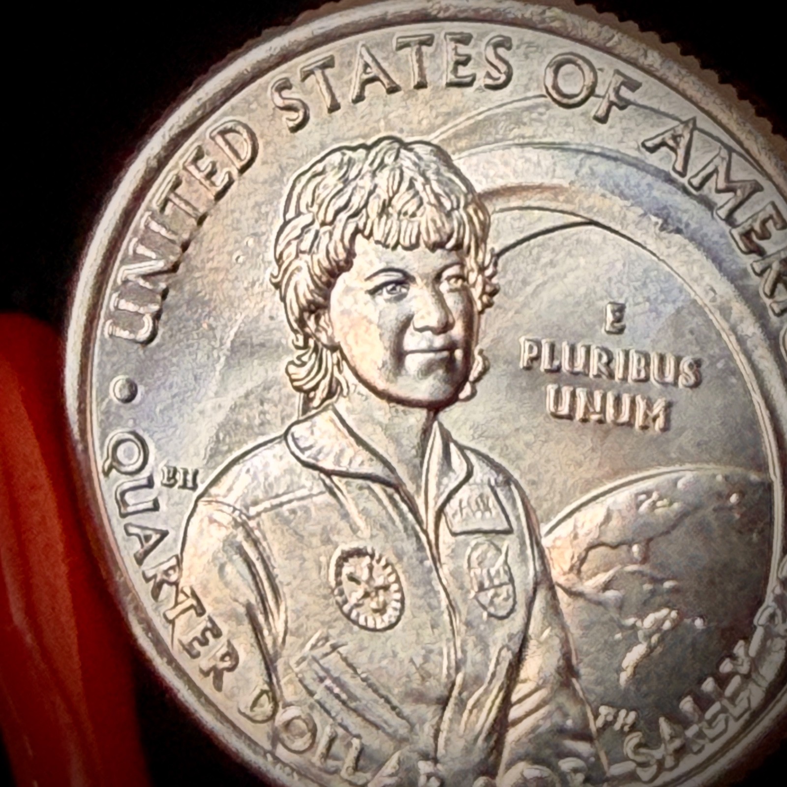 2022-P Sally Ride Quarter Major Mint Error “Ghost Comet Tail” UNC Uncirculated