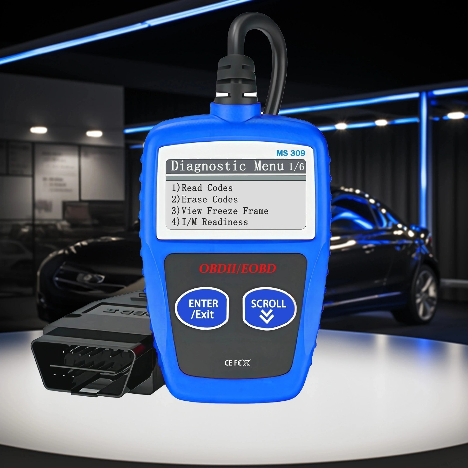 OBD2 Code Reader MS309 Universal Auto Diagnostic Scanner Check Light Tool