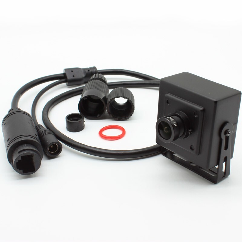 Mini Box HD IMX307 Starlight POE IP Audio CCTV Network Camera 48V, 2.8mm lens