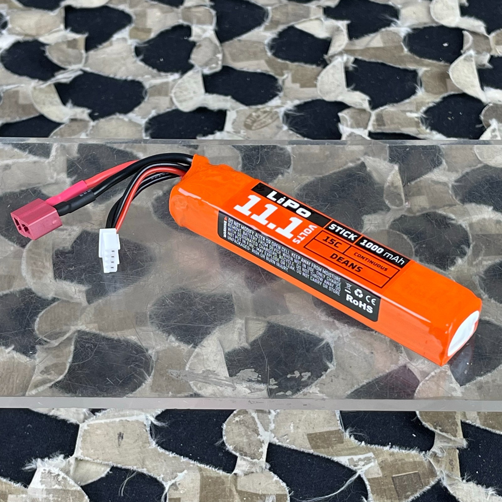 NEW HK Army Hostile Energy 11.1V 1000mAh 15C Stick (Deans) LiPO Airsoft Battery