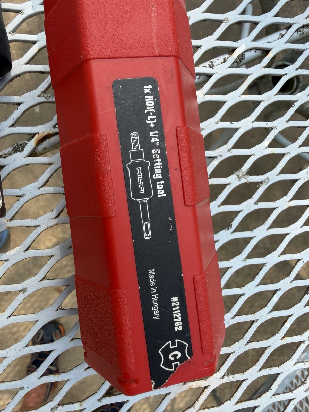 Hilti #2112762 1x HDI-L+ 1/4" Setting Tool