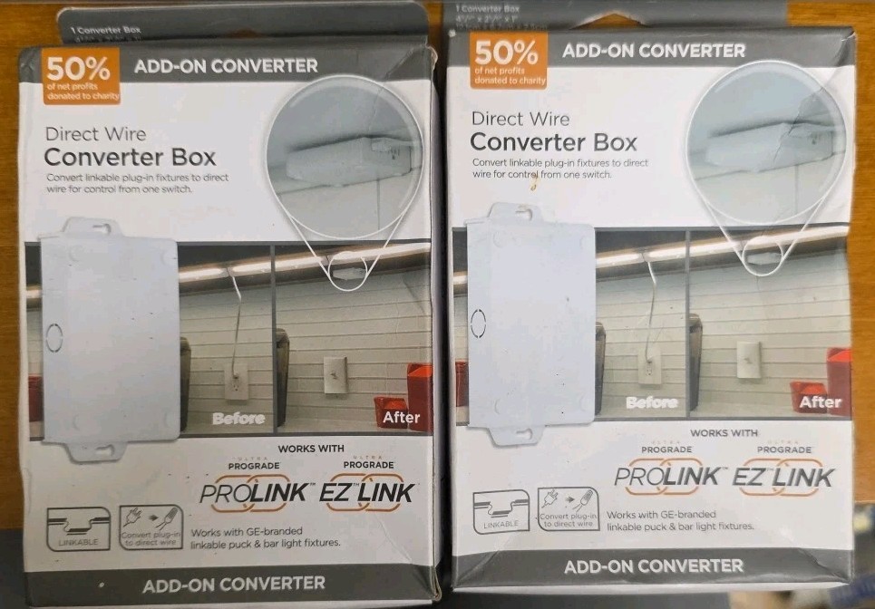 JASCO 55229 ULTRA PROGRADE PROLINK DIRECT WIRE UNDER CABINET LIGHT CONVERTER BOX