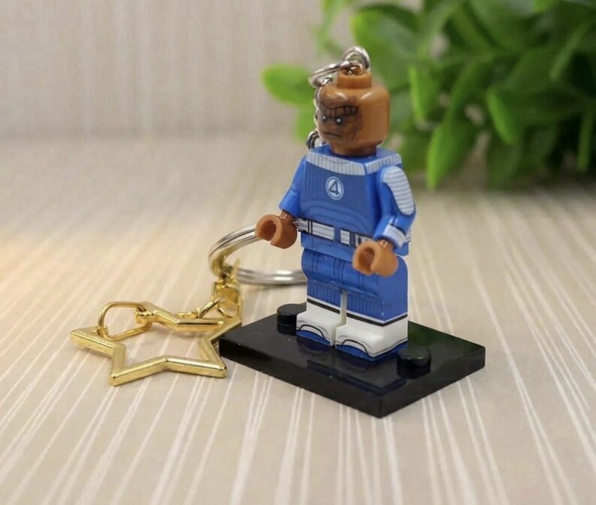 The Thing Fantastic Four Keychain - Custom Made Keychain