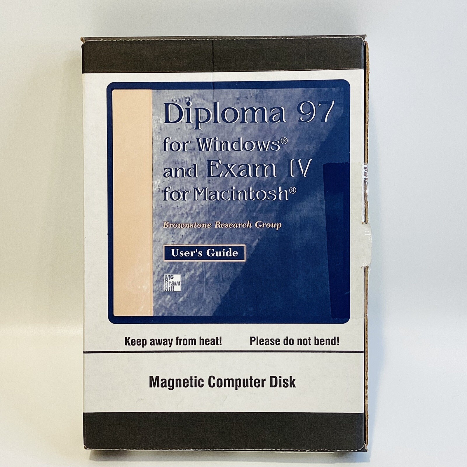 NOS Macintosh DIPLOMA 97 For Windows And Exam IV Users Guide New Sealed