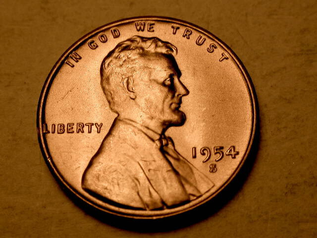 1954 S Gem BU Uncirculated Red Wheat Cent!! SUPERB!! Nice!!! BEAUTIFUL!!#7