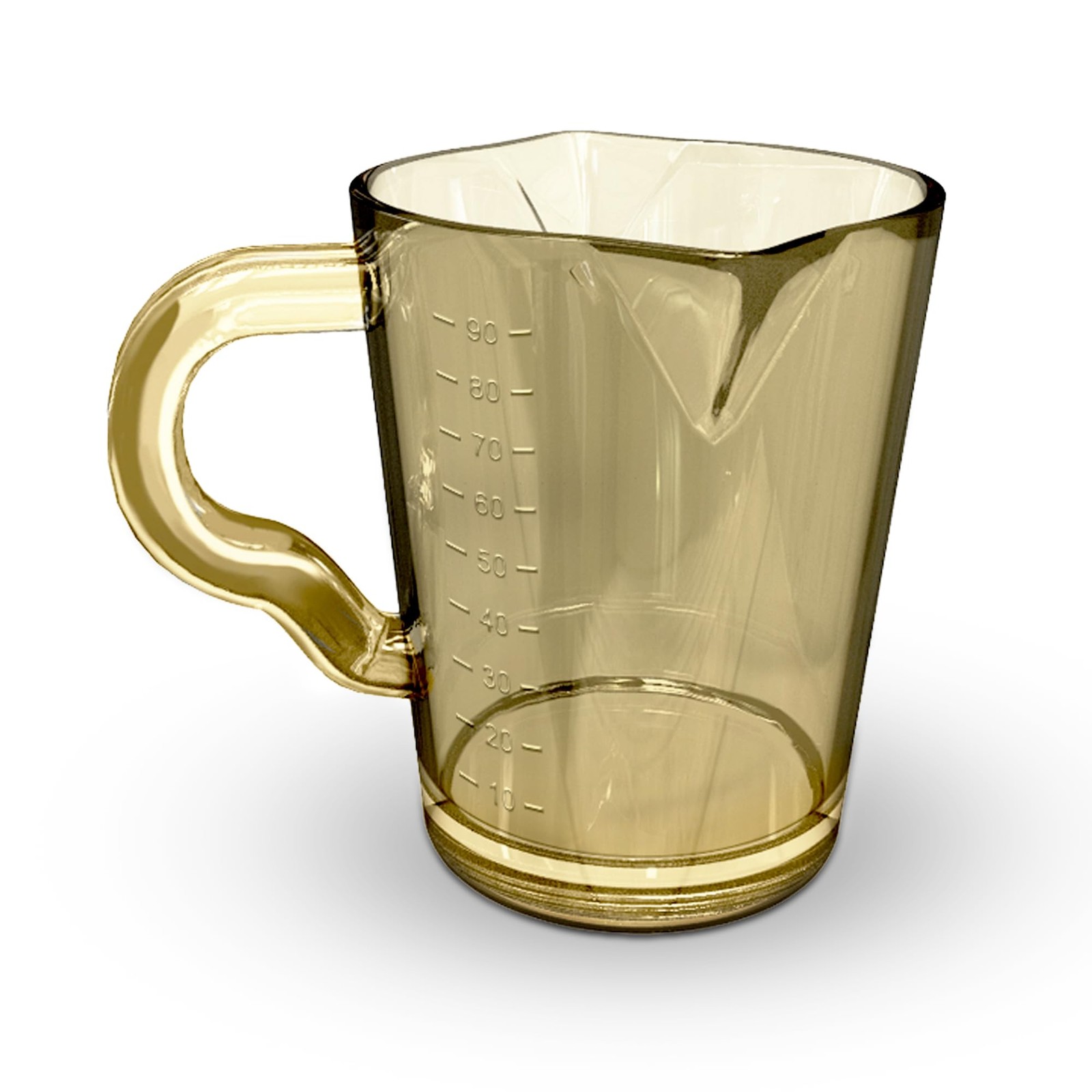 Rattleware Yellow Double Spouted 3 Oz Polycarbonate Plastic 3 Ounces,