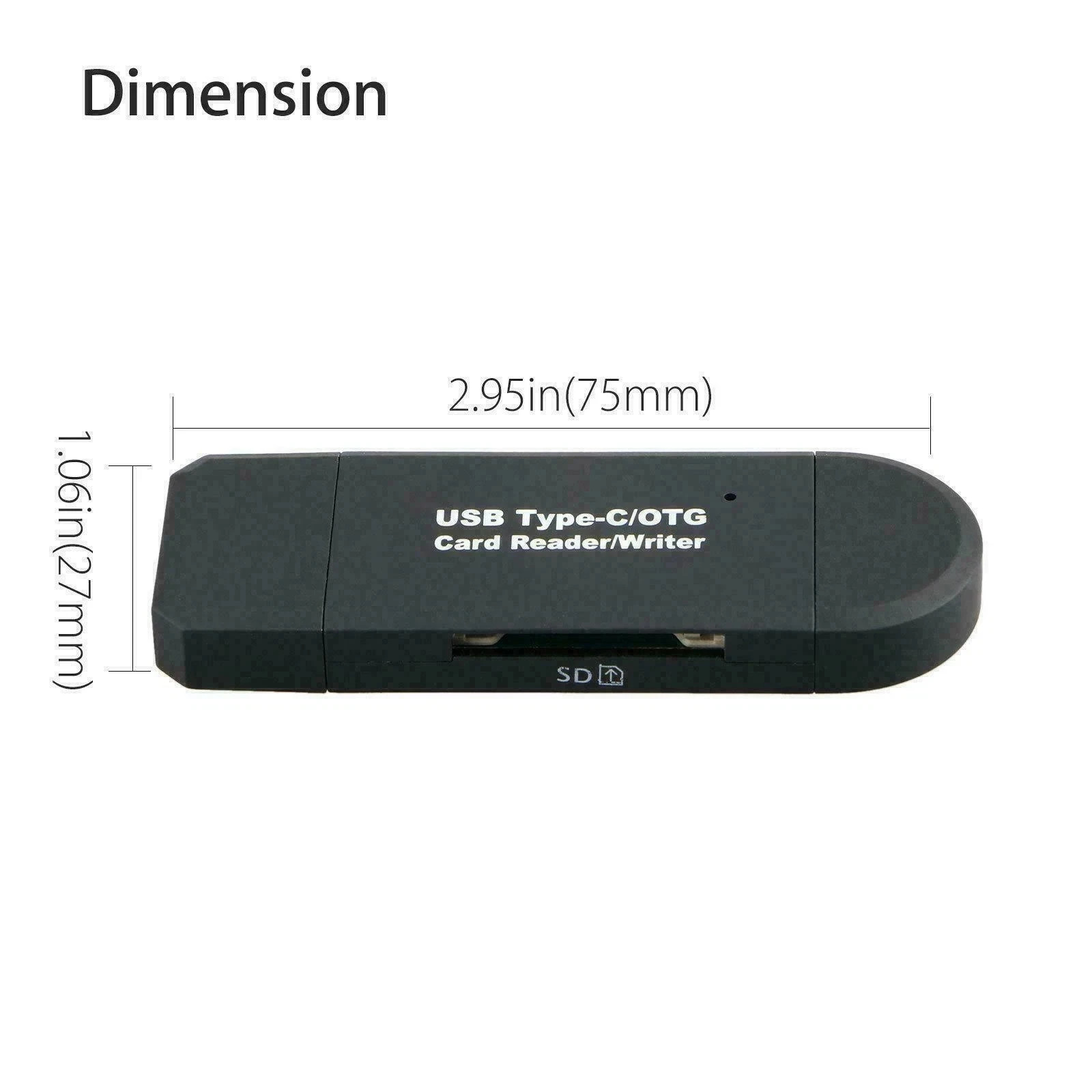 Card Reader USB 3.0 Type C Micro SD TF OTG Smart Memory Adapter Laptop Computer