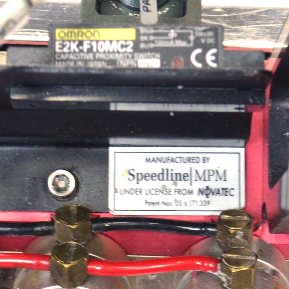 MPM Speedline 1013479-08 Screen Printer Rheometric Pump Head E2K-F10MC2 Sensors