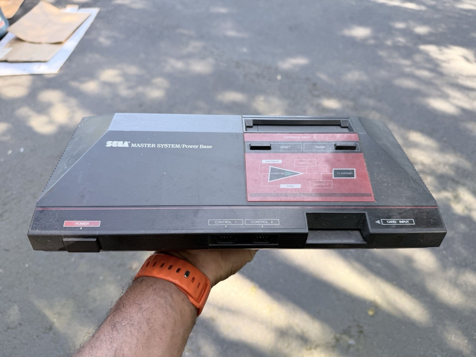 SEGA Master System Video Game - No Controller of Power Adapter
